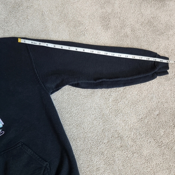 Vapor 95 Black Computer Repair Shop Graphic Hoodie Hooded Sweatshirt Size Medium - Picture 9 of 12